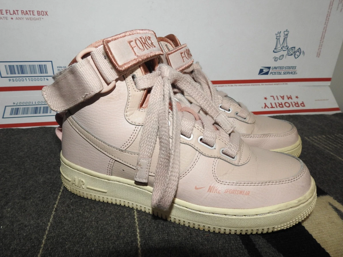 Air force 1 top high utility particle beige