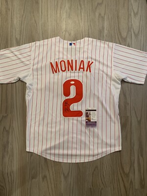 Mickey Moniak Signed Autographed Philadelphia Phillies Jersey JSA COA!  Angels