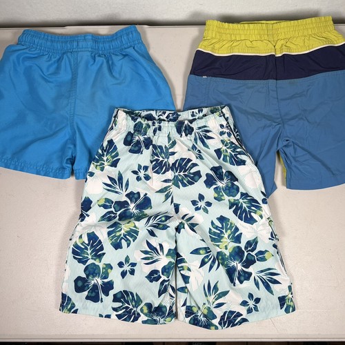 Lot of 3 Boys Swimsuit trunks size 4-6 Gymboree, Carter’s, Mountain Warehouse R - Picture 6 of 10