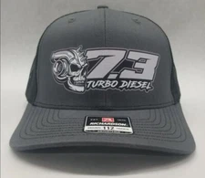 7.3 TURBO DIESEL SKULL SNAPBACK HAT - TRUCKER FORD POWERSTROKE POWER STROKE