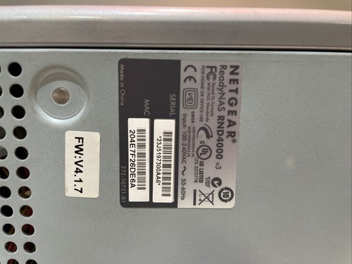 ReadyNAS NV+ model RND4000v3 4X Bay Desktop Network Attached Storage Diskless - 第 10/10 張圖片