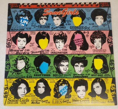 The Rolling Stones Some Girls Vinyl Record Die-Cut Sleeve 1978 Atlantic