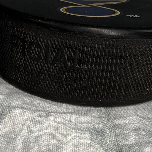 Vintage ST. LOUIS BLUES OFFICIAL NHL IN GLAS CO PUCK SLOVAKIA Brian Elliott - Picture 9 of 10