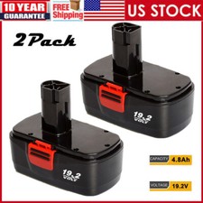 2Pack for Craftsman 19.2V 11375 Battery C3 4.8 DieHard 130279005 11376 130279003
