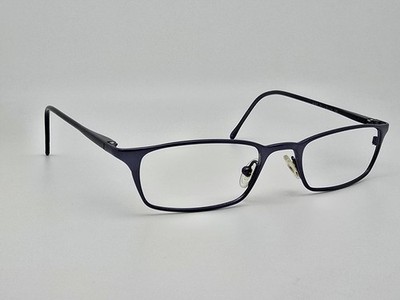 Marchon M900 Shiny Marine Blue Eyeglasses Frame w/ Flexhinge Italy 48-19-135