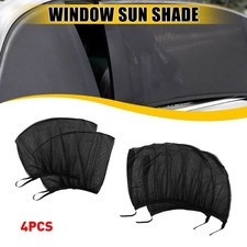 4Pcs Sun Shade Rear Front Window screen Cover Sunshade Mesh Car UV Protection