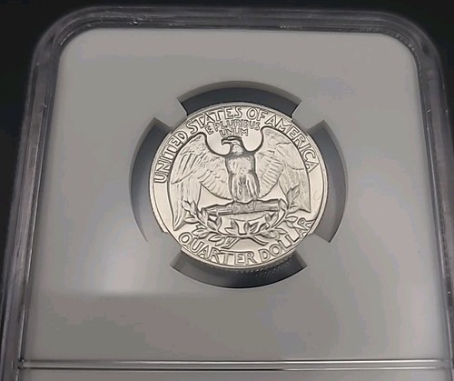 1956 NGC PF67 SILBER WASHINGTON QUARTER PROOF 25C ZERTIFIZIERT - Bild 7 von 10