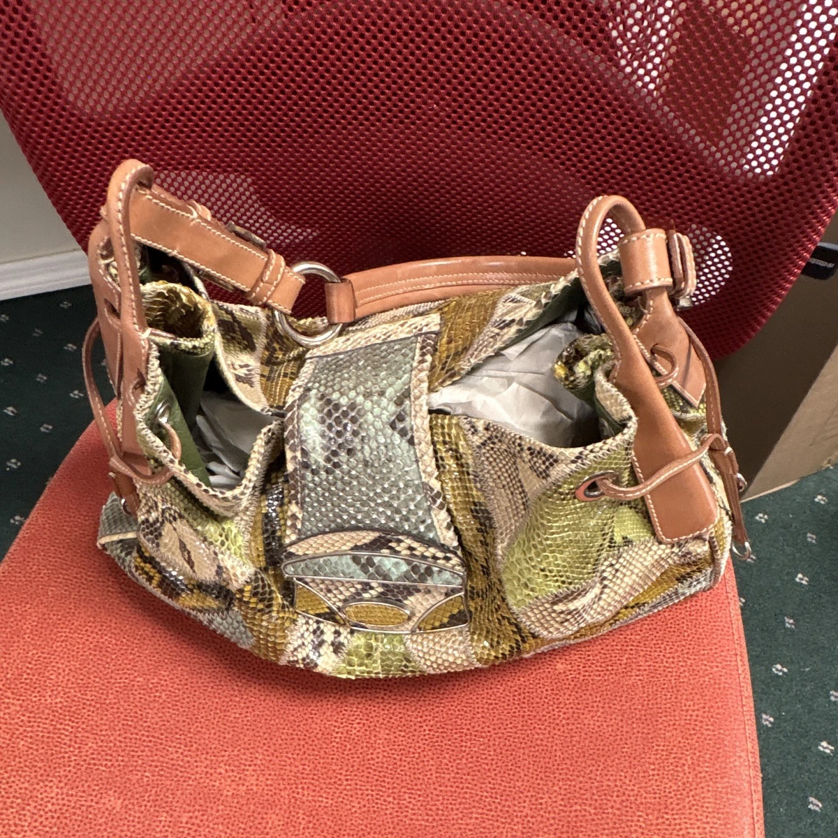 PRADA Leather Exterior Silver Bags & Handbags for Women for sale