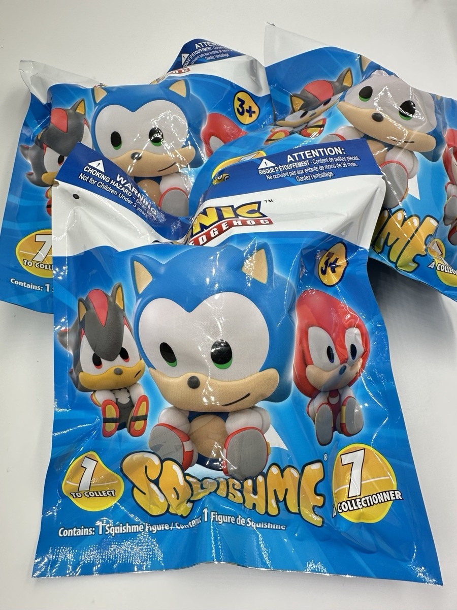 リョク ソニック グッズ 3点 3x Sonic The Hedgehog Series 3 Squishme Mystery Pack / Bag NEW | eBay