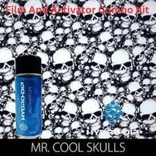 Hydro Dip  Film Activator Combo Kit HD-SKL341 Mr. Cool Skulls (50cm)