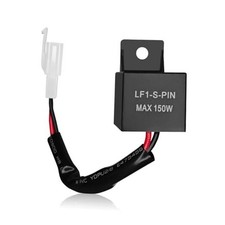 LED Flasher Relay for Turn Signal, Electronic LED Turn Signal Flasher Black