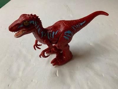 ZURU Robo Alive Red Rampaging Raptor Dinosaur Action Figure Working Bite & Chomp