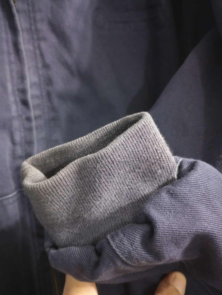 Rasco FR Jacket Large Navy Blue Canvas Cat 4 2112 Flame Resistant ...