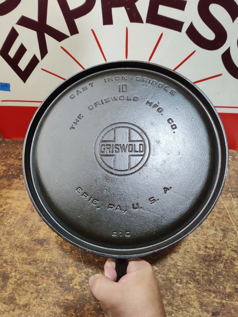 Griddle Plate Griswold Cast Iron Griddle 10 Fully Restored