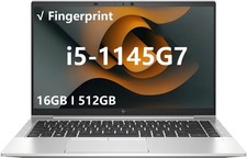 HP EliteBook 840 G8 14"FHD i5  1145G7 16GB RAM 512GB SSD Fingerprint Win11 Pro