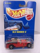 Hot Wheels Blue Card #1 Old Number 5