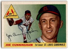 1955 Topps Joe Cunningham Rookie Card! in MId-Grade