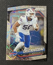 2025 Panini Prizm #9 Greg Rousseau Lazer