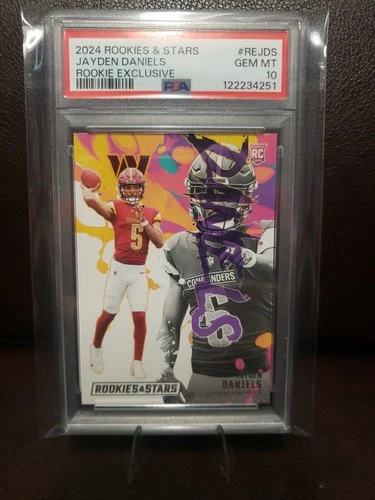 Jayden Daniels | 2024 | Rookies & Stars | Rookie Exclusive | RC | PSA 10