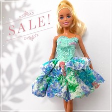 SALE Poppy Parka Barbie Doll Resort Short Length Dress Light Blue