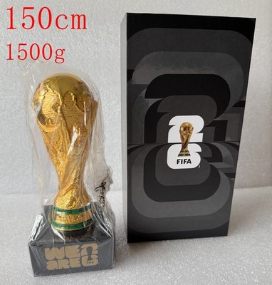 Gold Metal Champion Cup Ornament 15CM Soccer Football Trophy Display Desk Gift