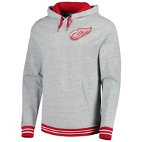 Detroit Red Wings Nhl Mitchell & Ness Classic French Terry Hoodie Grau-L