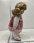 Vintage Dynasty Doll Blonde Hair Blue Eyes Collectible Porcelain Doll w/ Stand — photo 2