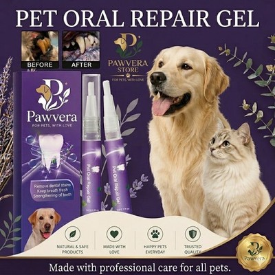 Pet Oral Repair Gel Teeth Cleaning Fresh Breath Dental Care For Dogs & Cats