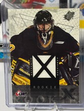 2000-01 SPx #121 Andrew Raycroft Boston Bruins JSY RC Jersey Rookie