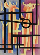 Carlos Mérida Art Poster or Rolled Canvas Print "Epitalamio"