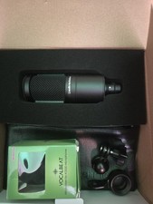 Audio-Technica AT2020 XLR Condenser Microphone CIB w/cable and Windscreen