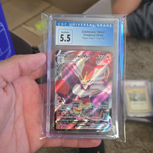 Cinderace VMAX graded CGC 5.5 for sale on eBay