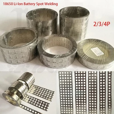 MARKENLOS 2/3/4P Nickel Streifen Gürtel 18650 Li-Ion Akku Punktschweißen Dick 0.12/0.15mm