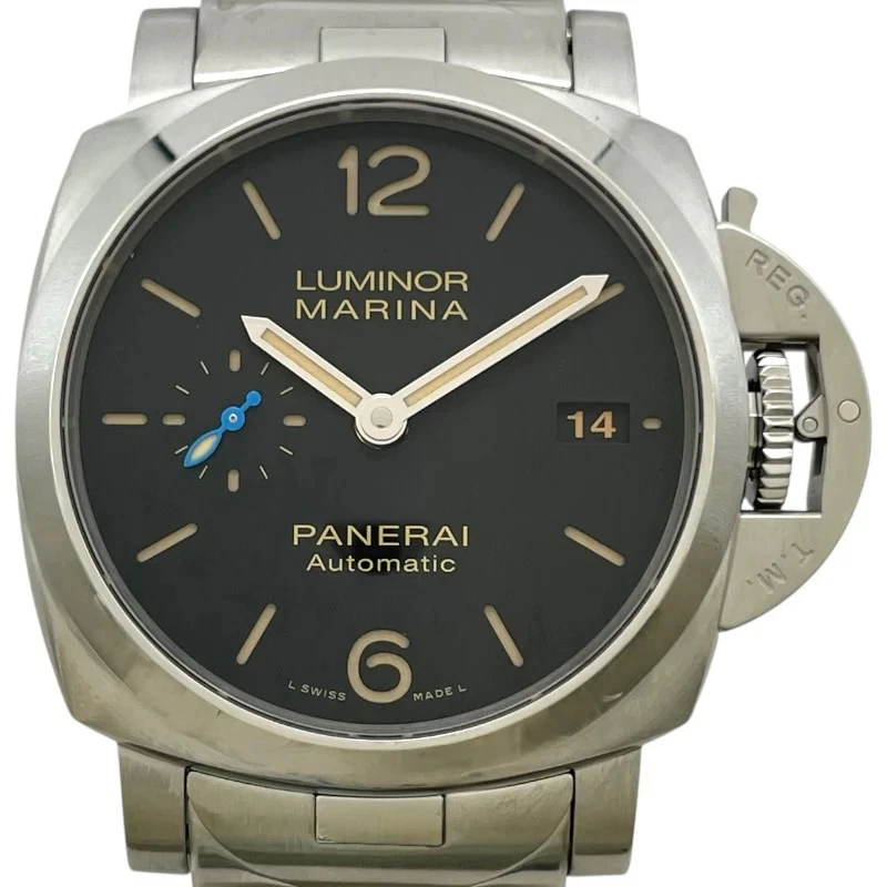 Panerai — PANERAI Luminor 1950 3 PAM00722 40mm SS Black Dial Automatic Watch 2022 #OKW1058