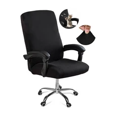 Office Chair Cover,Removable Desk Chair Cover with Zipper,Stretch Anti-dust U...
