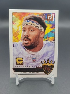 MYLES GARRETT - 2025 Panini Donruss Gridiron Kings #GK-MGT