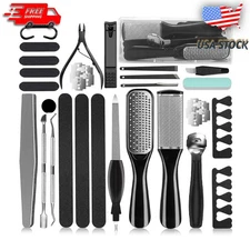 36 in 1 Pedicure Kit, Professional Pedicure Tools Foot Rasp for Home & Salon