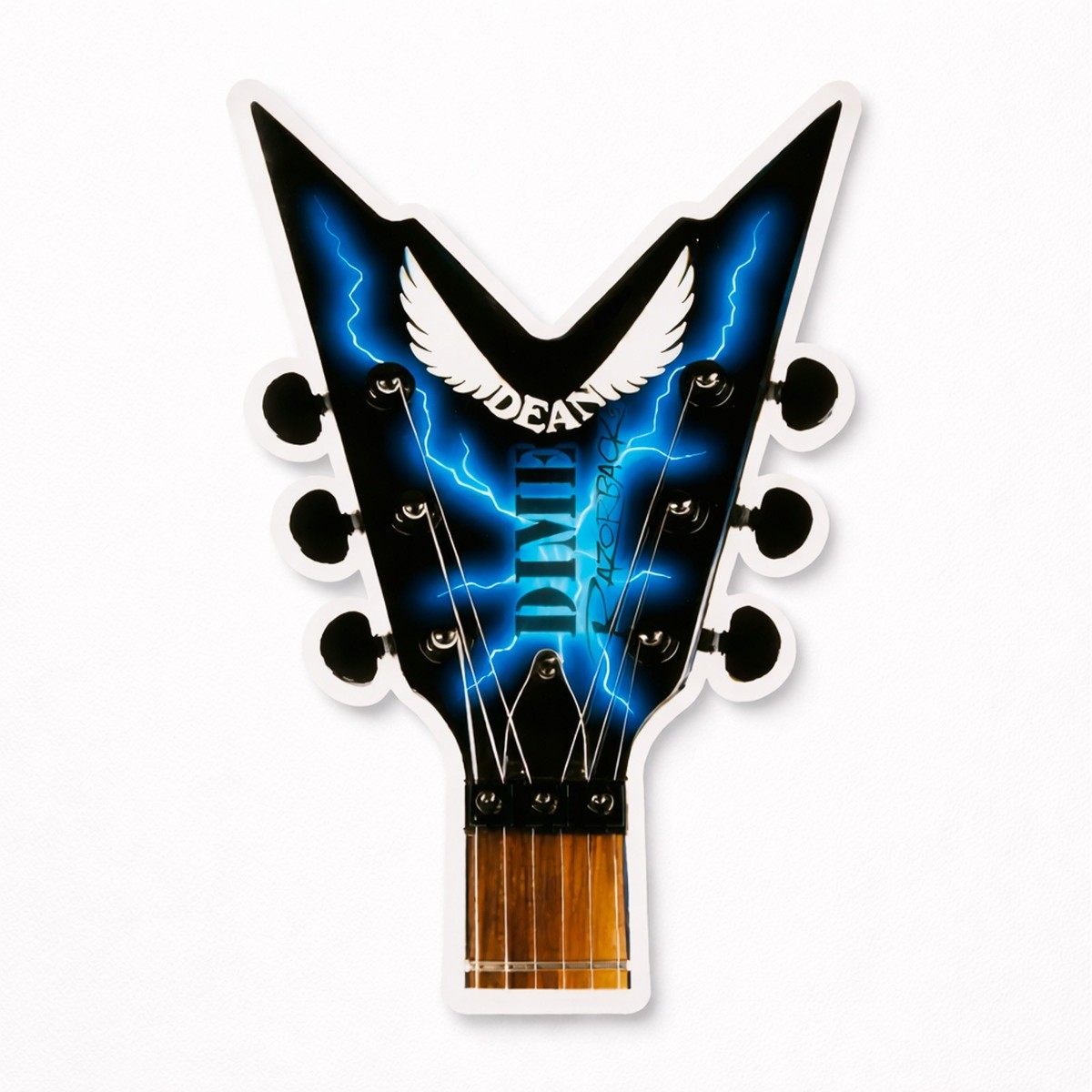DEAN GUITARS PANTERA DIMEBAG DARRELL RAZORBACK LIGHTNING STICKER