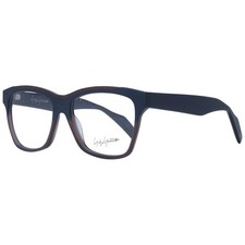 Yohji Yamamoto YO-1057992 Unisex Blue Optical Frame Acetate Square Solid Eyewear
