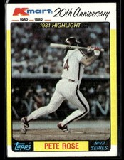 1982 Topps Kmart 20th Anniversary AL & NL MVP's #44 Pete Rose 2801C