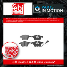 Brake Pads Set fits AUDI S3 8P1, 8PA 2.0 Front 06 to 13 8J0698151A 8J0698151F