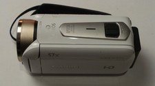 Canon Vixia HF R500 White Full HD Digital Video Camcorder w/ Battery