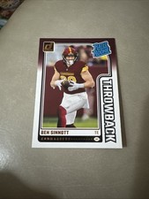 Ben Sinnott 2024 Donruss Rated Rookies Throwback #15 - Washington Commanders