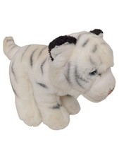 UNI TOYS Kuscheltier Weißer Tiger Plüschtier Stofftier 17cm weiß