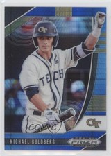 2020 Panini Prizm Draft Picks Blue & Carolina Hyper Michael Guldberg #PDP98 0vk0