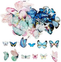 80 Schmetterling Sticker Set Deko Pvc Scrapbooking Diy Fotoalbum Tagebuch