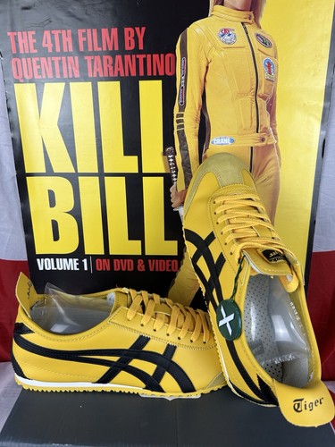 Onitsuka Tiger Mexico 66 DL408 Kill Bill Bruce Lee Yellow Mens Uk 9 Casuals