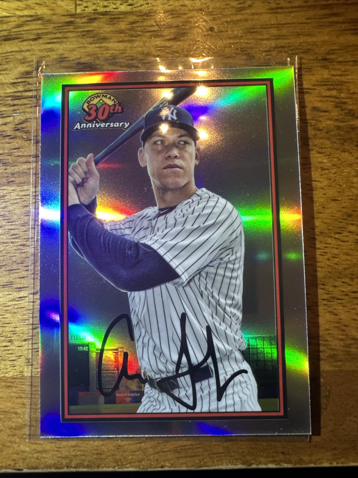 Aaron Judge #B30-AJ Baseball Cards 2019 Bowman 30th Anniversary trading card — raw and PSA graded price guide