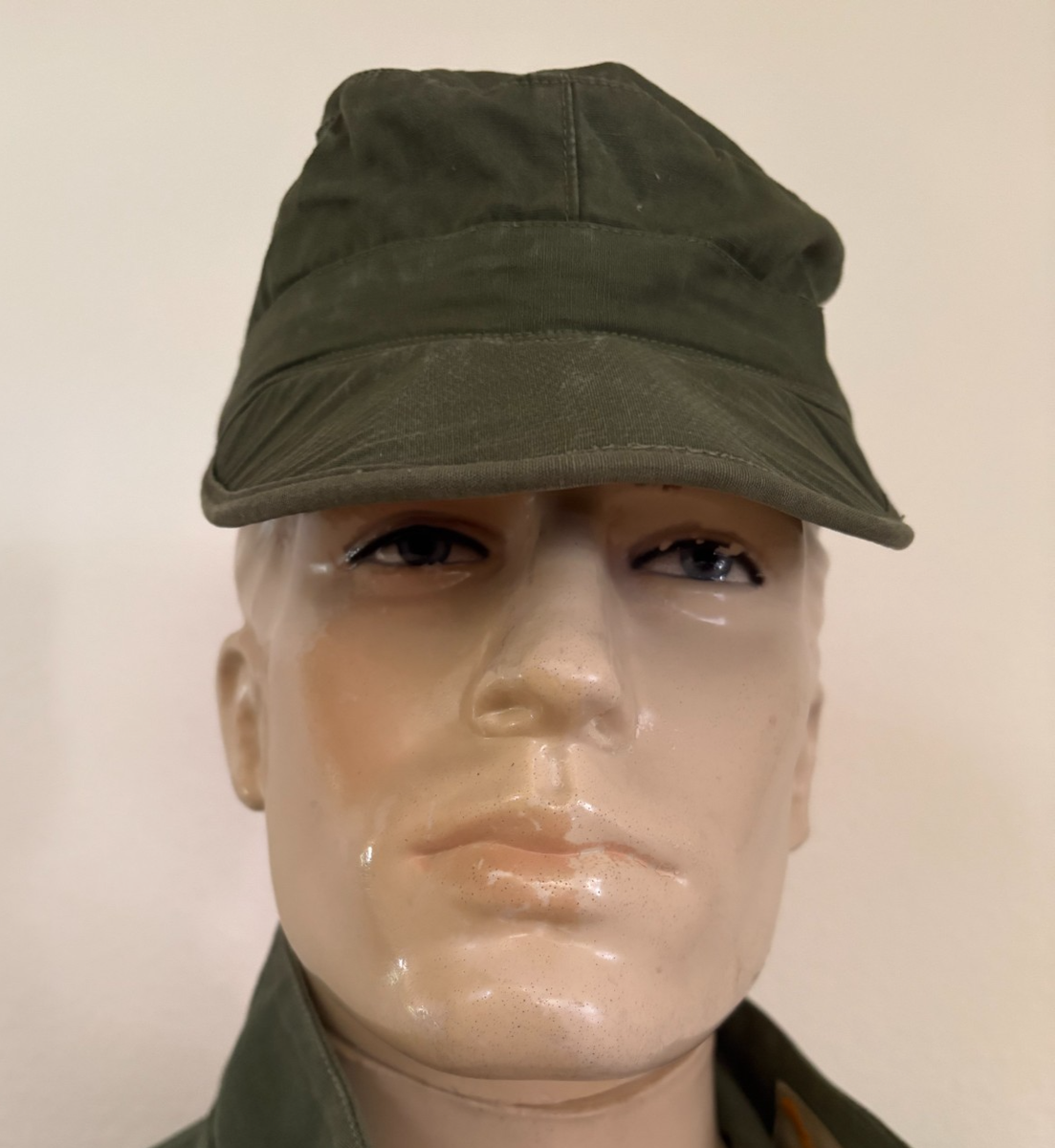 個人装備 US ARMY M-43 COTTON FIELD CAP WWII G.I. M1943 LATE WAR