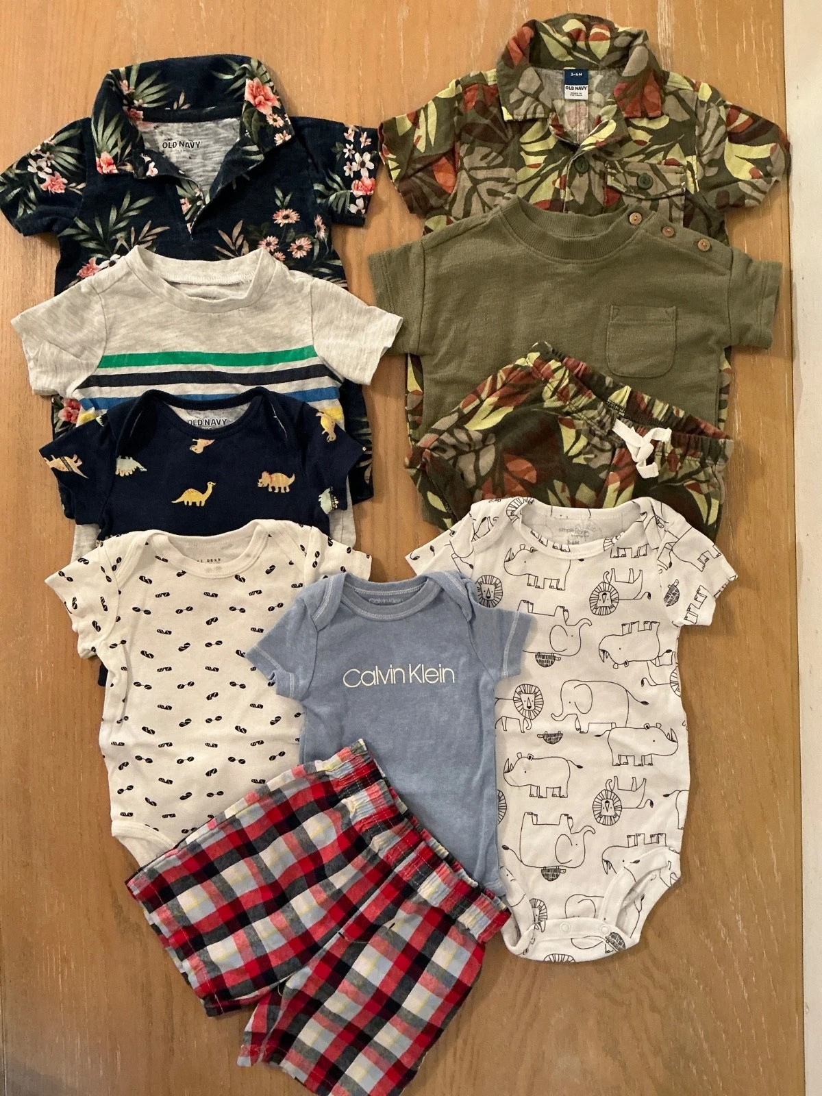 Old Navy, Calvin Klein, Others Infant Boys Clothing Lot of 10 Size 3-6 Months